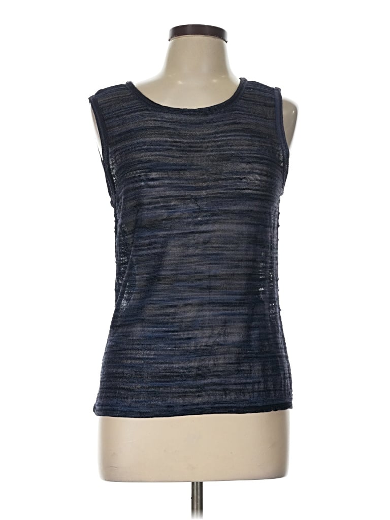 Pre-owned Dana Buchman Sleeveless T-shirt In Blue