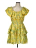 Rhode Paisley Yellow Casual Dress Size L - photo 1