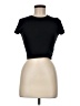 TNA Black Short Sleeve Turtleneck Size M - photo 1