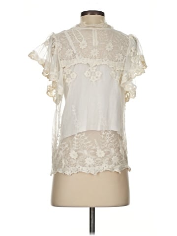 By Anthropologie Short Sleeve Blouse (view 2)