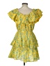 Rhode Paisley Yellow Casual Dress Size L - photo 2