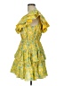 Rhode Paisley Yellow Casual Dress Size L - photo 5
