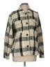 Lucky Brand 100% Cotton Plaid Ivory Jacket Size M - photo 1