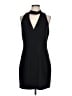 Amanda Uprichard 100% Polyester Solid Black Cocktail Dress Size L - photo 1