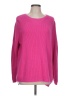 Crown & Ivy 100% Cotton Solid Pink Pullover Sweater Size L - photo 1
