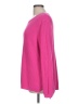 Crown & Ivy 100% Cotton Solid Pink Pullover Sweater Size L - photo 5