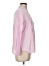Zara Pink 3/4 Sleeve Button-Down Shirt Size L - photo 4