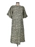 Splash Animal Print Gray Casual Dress Size 6 - photo 1