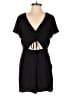 Express Outlet Solid Black Romper Size 4 - photo 1