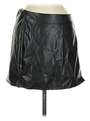 West Of Melrose Faux Leather Skirt (view 1)