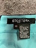 Etcetera Solid Black Formal Skirt Size 10 - photo 4