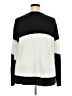 Cato Color Block Black Pullover Sweater Size 22 - photo 2