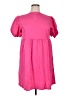 Unbranded 100% Polyester Solid Pink Casual Dress Size XL - photo 1