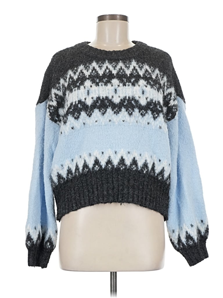 Pre-owned Ann Taylor Loft Pullover Sweater In Blue