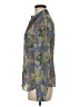 Madison Studio 100% Polyester Paisley Gray Long Sleeve Blouse Size 8 - photo 5