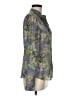 Madison Studio 100% Polyester Paisley Gray Long Sleeve Blouse Size 8 - photo 4
