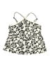 Lands' End Print Ivory Swimsuit Top Size 18 - photo 1