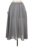 Unbranded Solid Gray Blue Casual Skirt Size L - photo 1