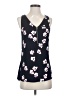 Express 100% Polyester Black Sleeveless Blouse Size S - photo 1