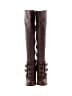 Aldo 100% Leather Burgundy Boots Size EU 37 - photo 2