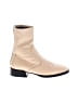 LABUCQ 100% Leather Ivory Ankle Boots Size EU 37 - photo 1