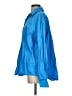 White Fox 100% Cotton Blue Long Sleeve Blouse Size S - photo 5