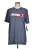 Majestic 100% Polyester Tweed Blue Short Sleeve T-Shirt Size L - photo 1