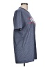 Majestic 100% Polyester Tweed Blue Short Sleeve T-Shirt Size L - photo 4