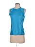 Nike 100% Polyester Blue Active Tank Size S - photo 1