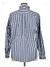 L.L.Bean 100% Cotton Checkered-gingham Blue Long Sleeve Button-Down Shirt Size XL - photo 2