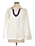 Vineyard Vines Ivory Long Sleeve Blouse Size L - photo 1