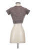 Unbranded Gray Short Sleeve Turtleneck Size S - photo 2