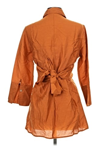 Farinaz Taghavi 3/4 Sleeve Button-Down Shirt (view 2)