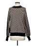 Zesica Chevron-herringbone Black Pullover Sweater Size S - photo 1