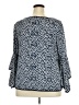 Coco Bianco Polka Dots Blue 3/4 Sleeve Blouse Size 3X (estimated) - photo 2