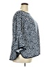 Coco Bianco Polka Dots Blue 3/4 Sleeve Blouse Size 3X (estimated) - photo 4