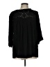 Chico's 100% Rayon Black 3/4 Sleeve Blouse Size Lg (2) - photo 1