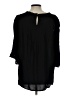 Chico's 100% Rayon Black 3/4 Sleeve Blouse Size Lg (2) - photo 2