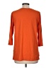 Chico's 100% Polyester Solid Orange 3/4 Sleeve T-Shirt Size Med (1) - photo 2