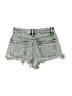 PacSun 100% Cotton Tweed Gray Denim Shorts Size 25 waist - photo 2