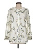 Talbots 100% Cotton Ivory Long Sleeve Blouse Size M - photo 1