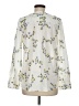 Talbots 100% Cotton Ivory Long Sleeve Blouse Size M - photo 2