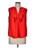 J.Crew 100% Polyester Red Sleeveless Blouse Size M - photo 1