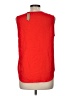 J.Crew 100% Polyester Red Sleeveless Blouse Size M - photo 2