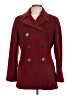 Calvin Klein Burgundy Wool Coat Size 10 - photo 1