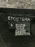 Etcetera Black Short Sleeve Top Size S - photo 7