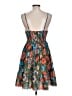 Shein Curve 100% Polyester Tropical Blue Cocktail Dress Size 12 - photo 2