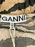 Ganni Animal Print Gold Shorts Size EU 48 / US 18 - photo 3
