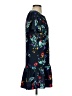 Parker 100% Polyester Print Blue Casual Dress Size XS - photo 4