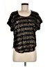 5/48 100% Nylon Black Short Sleeve Top Size M - photo 1